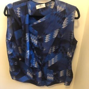 Two Ports 1961 silk shell tops, size 48. xl.